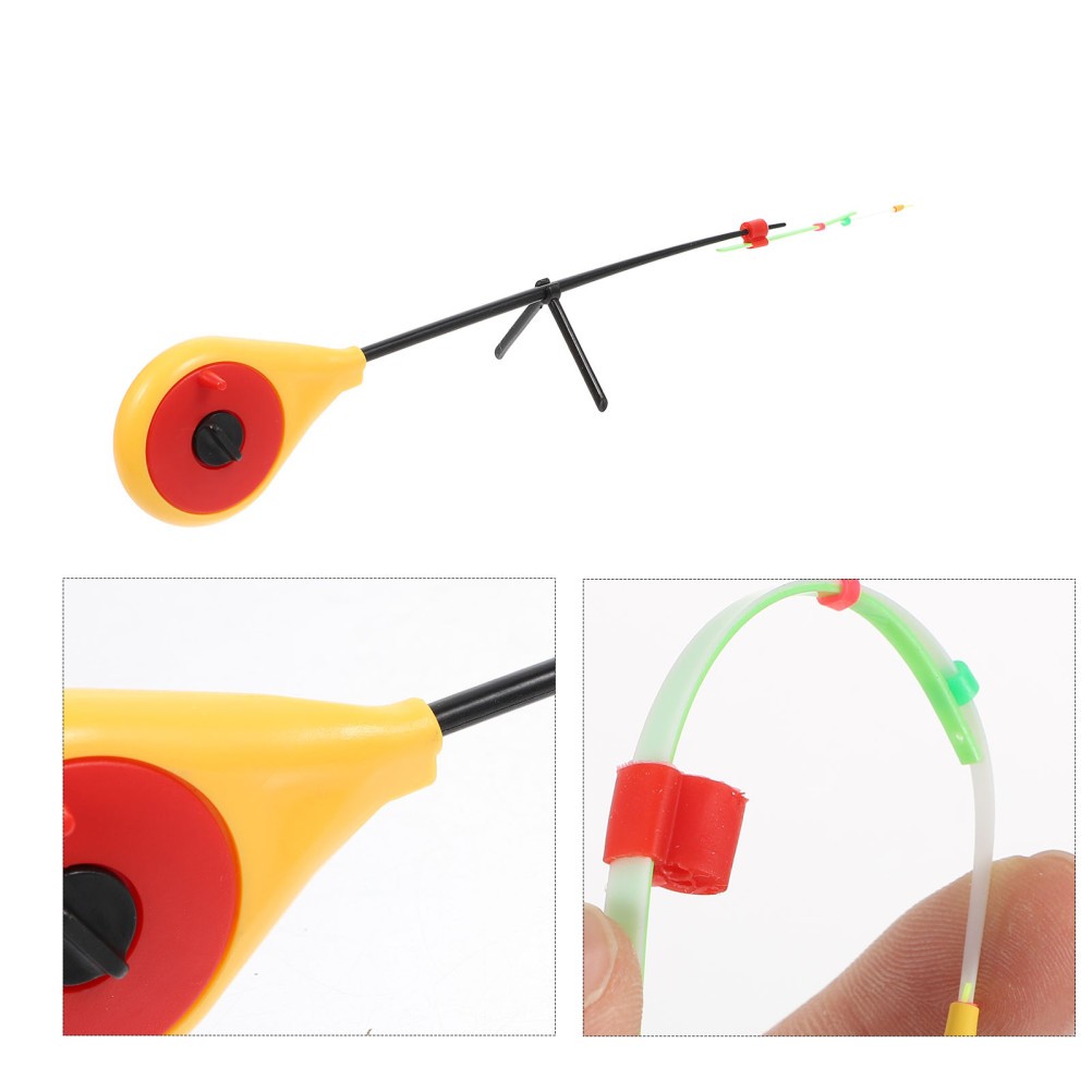 1 Set Durable Ice Fishing Stick Compact Portable Outdoor Fishing Rod