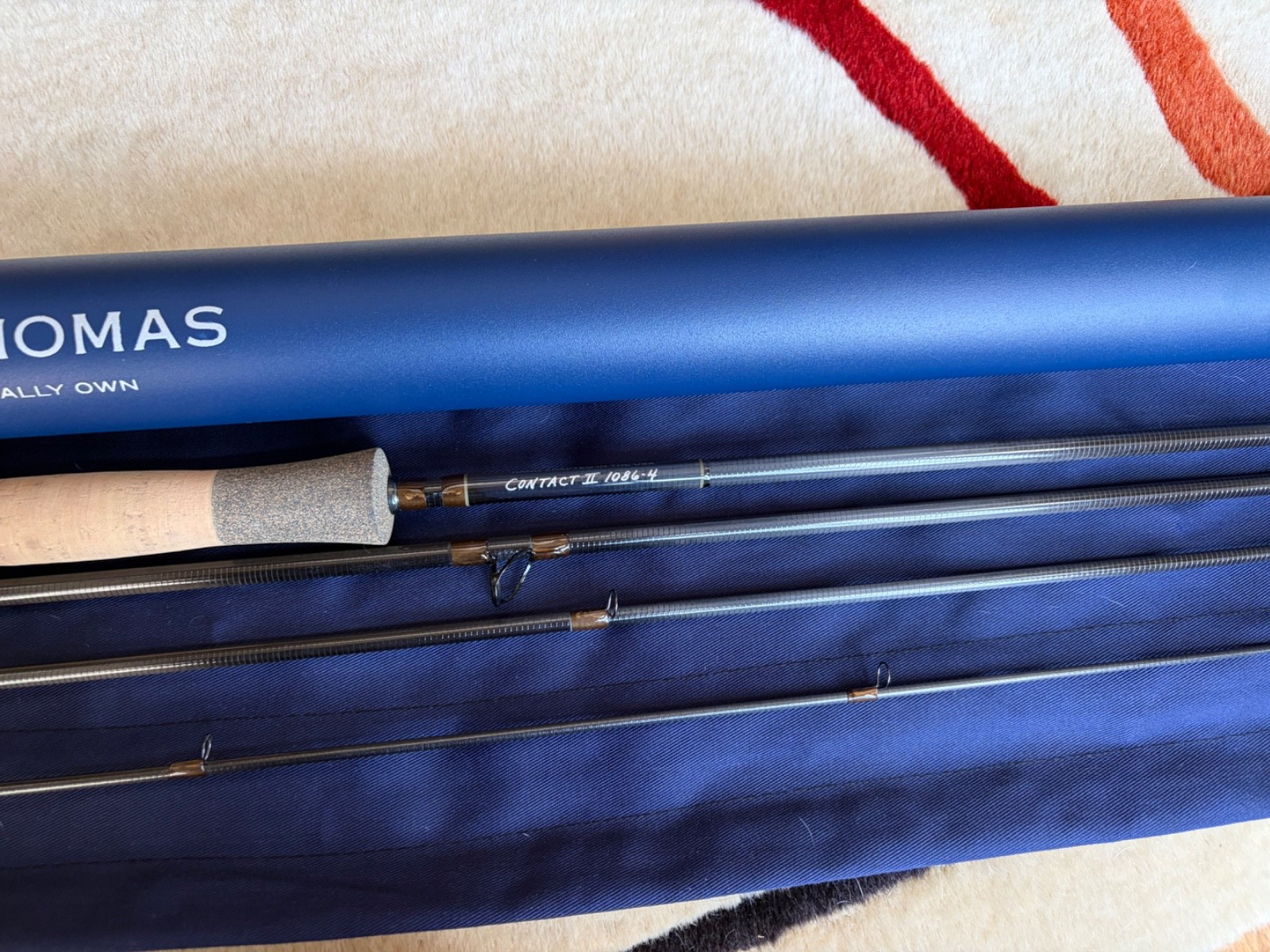 Thomas and Thomas Contact II 1086-4 10 ft 8 in 6wt 4 piece Euro Rod NEW