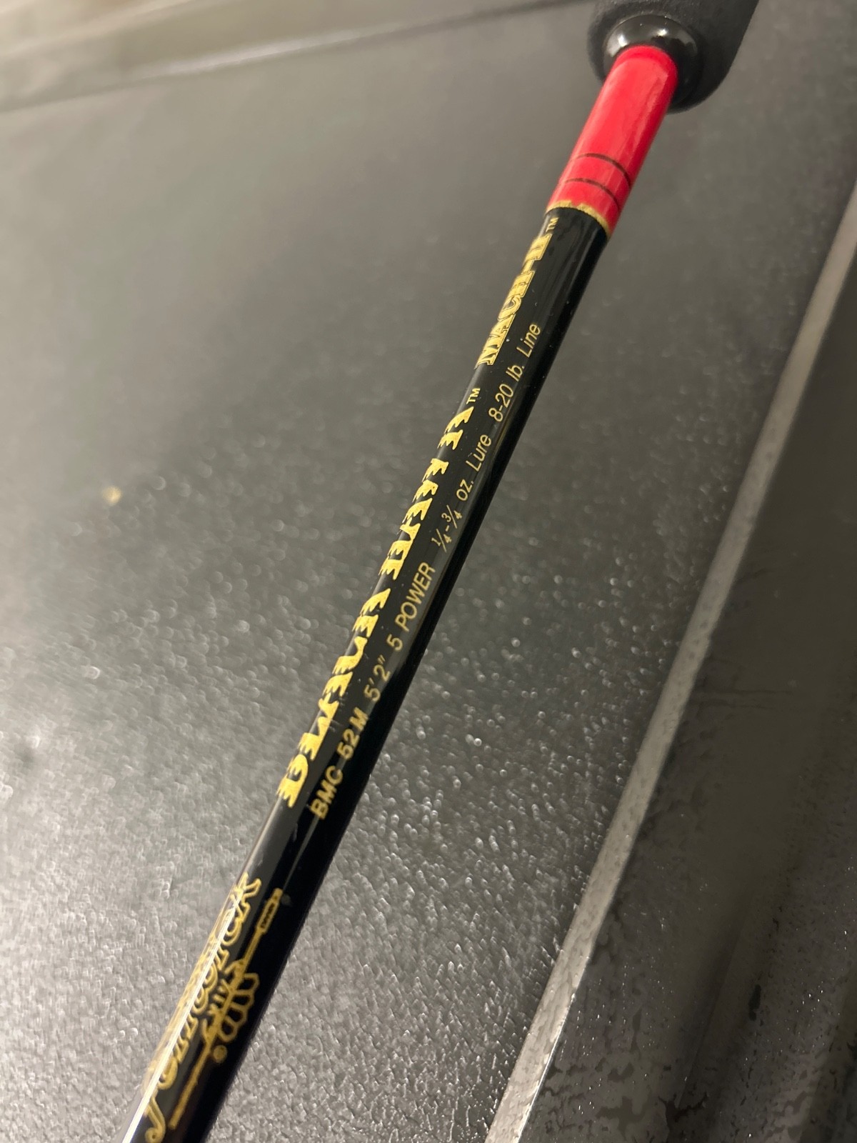 Vintage New Old Stock Fenwick Black Hawk Mach II Unused Mint BMC 52M 5’2″ 8-20lb