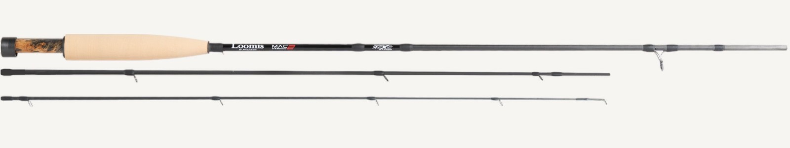 Loomis Franklin Mac2 7ft 6 3 wt extra fast fly rod 2 tips fly line for TLT Cast