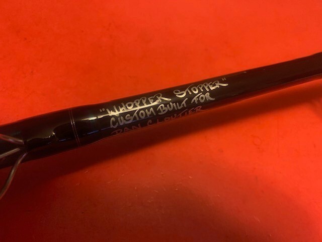 CUSTOM BUILT CALSTAR BT 6465L 6 FOOT 6 INCH 15-40# FISHING ROD “WHOPPER STOPPER”