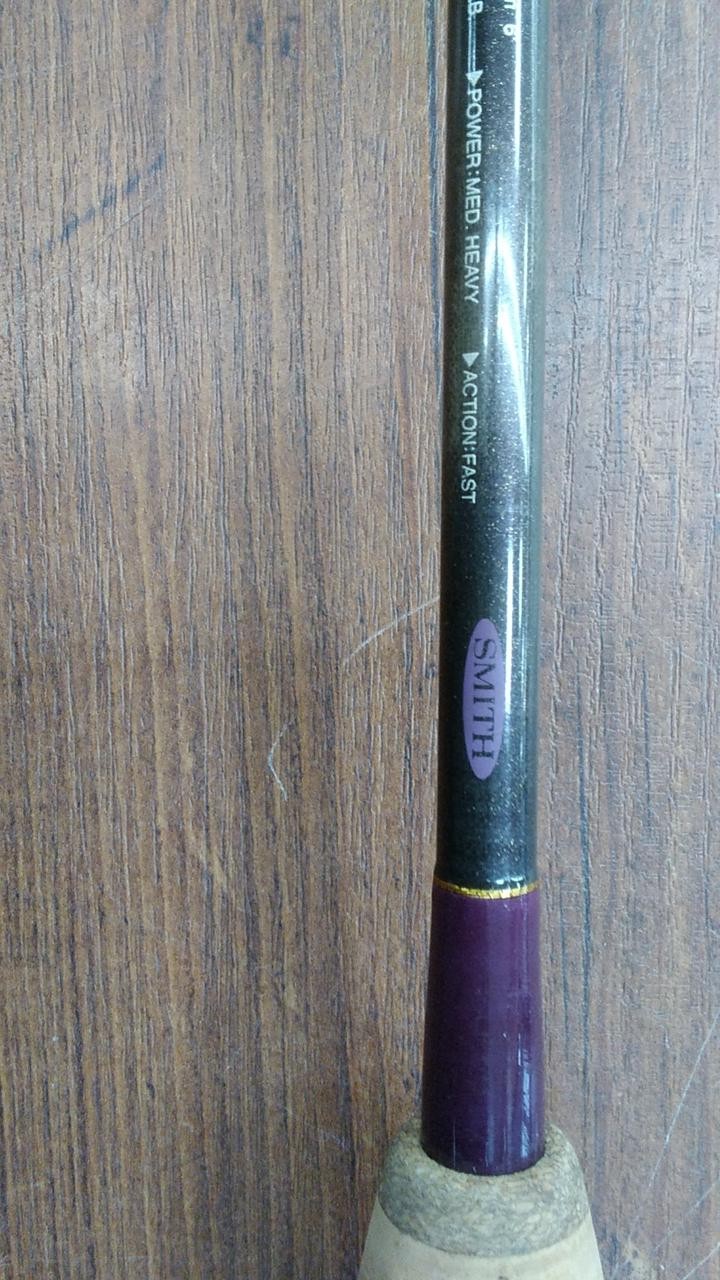 Smith Sirius GSR-60BW Bass Fishing Rod 6ft, 8-20lb Line, 7-28g Lure