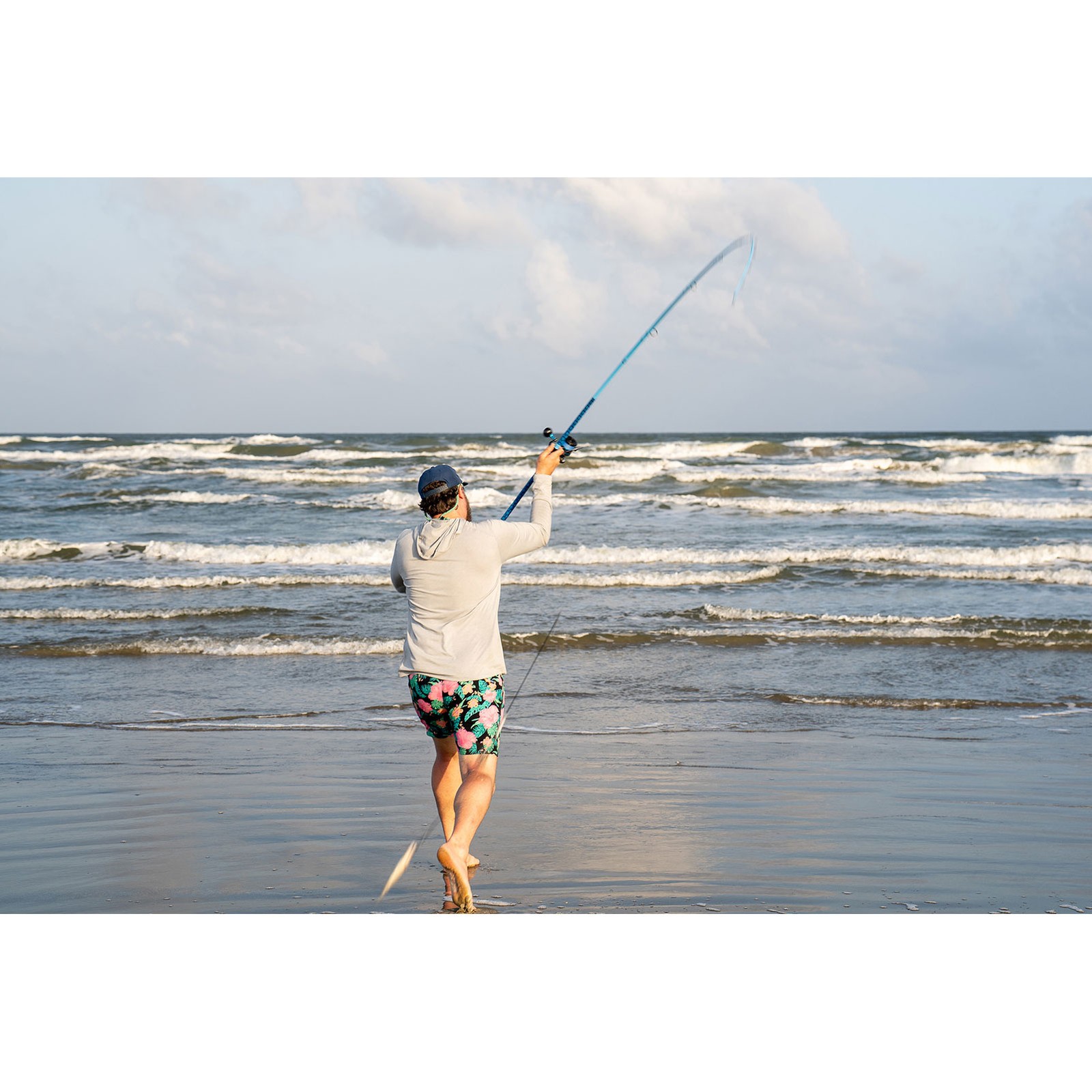 TFO Tidal Force 10ft 6in M 2PC Surf Spinning Rod (TF-S-1064-2)