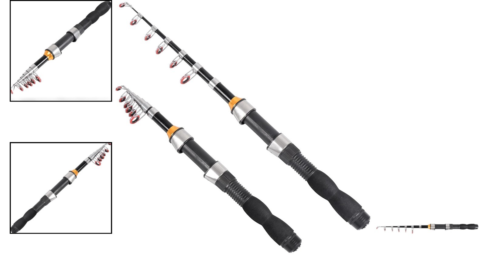 Durable 4.9ft Extendable Fishing Rod – Perfect for Beginners and Skilled Anglers