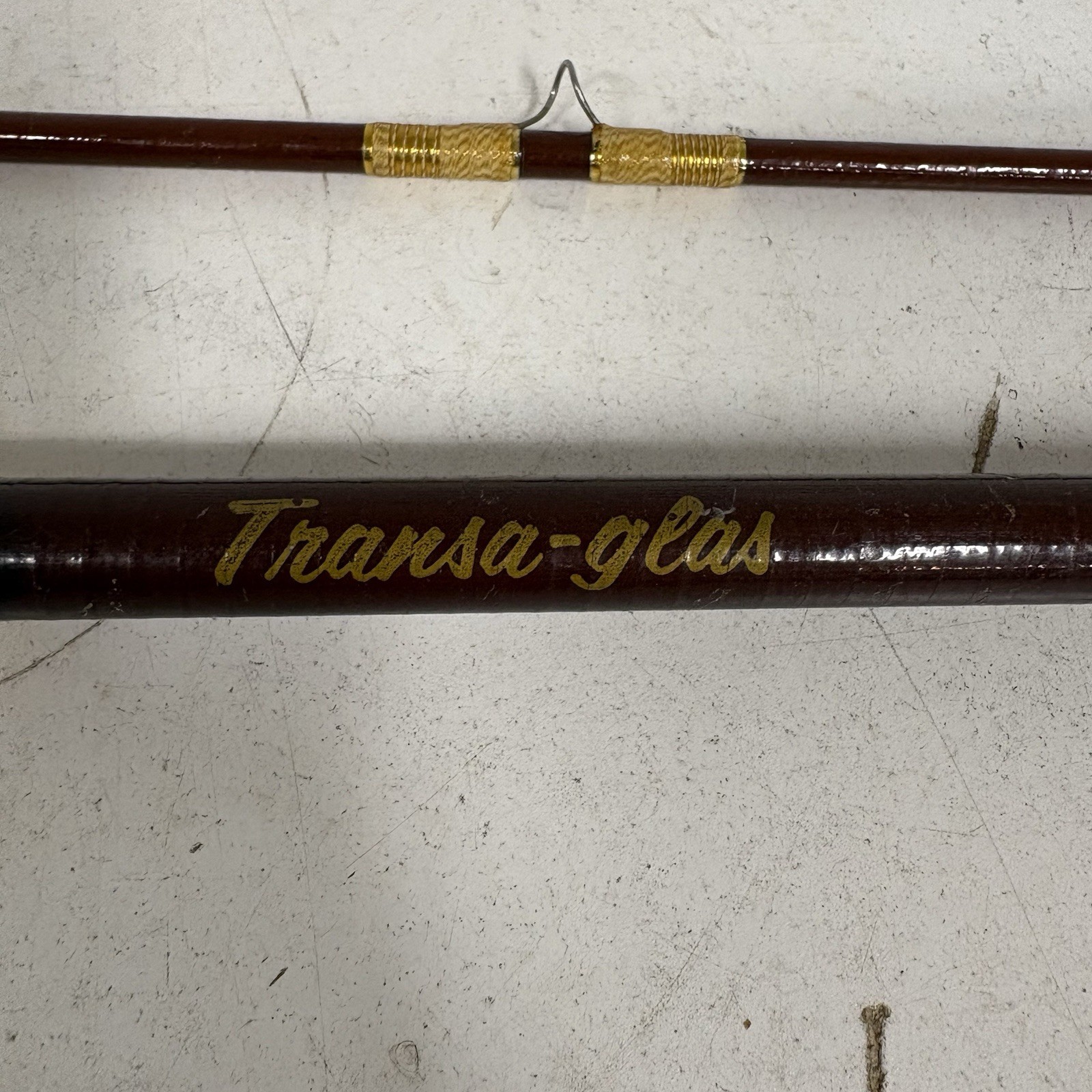 Vintage St. Croix Rod Transa-Glas 1902-M Fishing Rod 8′ 6” 2pc Fishing Pole BH