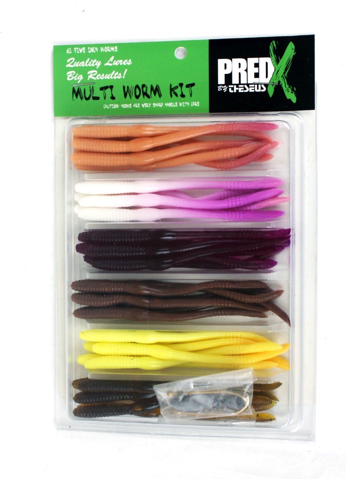 LRF Rock Pier Fishing Worm Kit lure fishing kit softbaits,jig heads,hooks LL