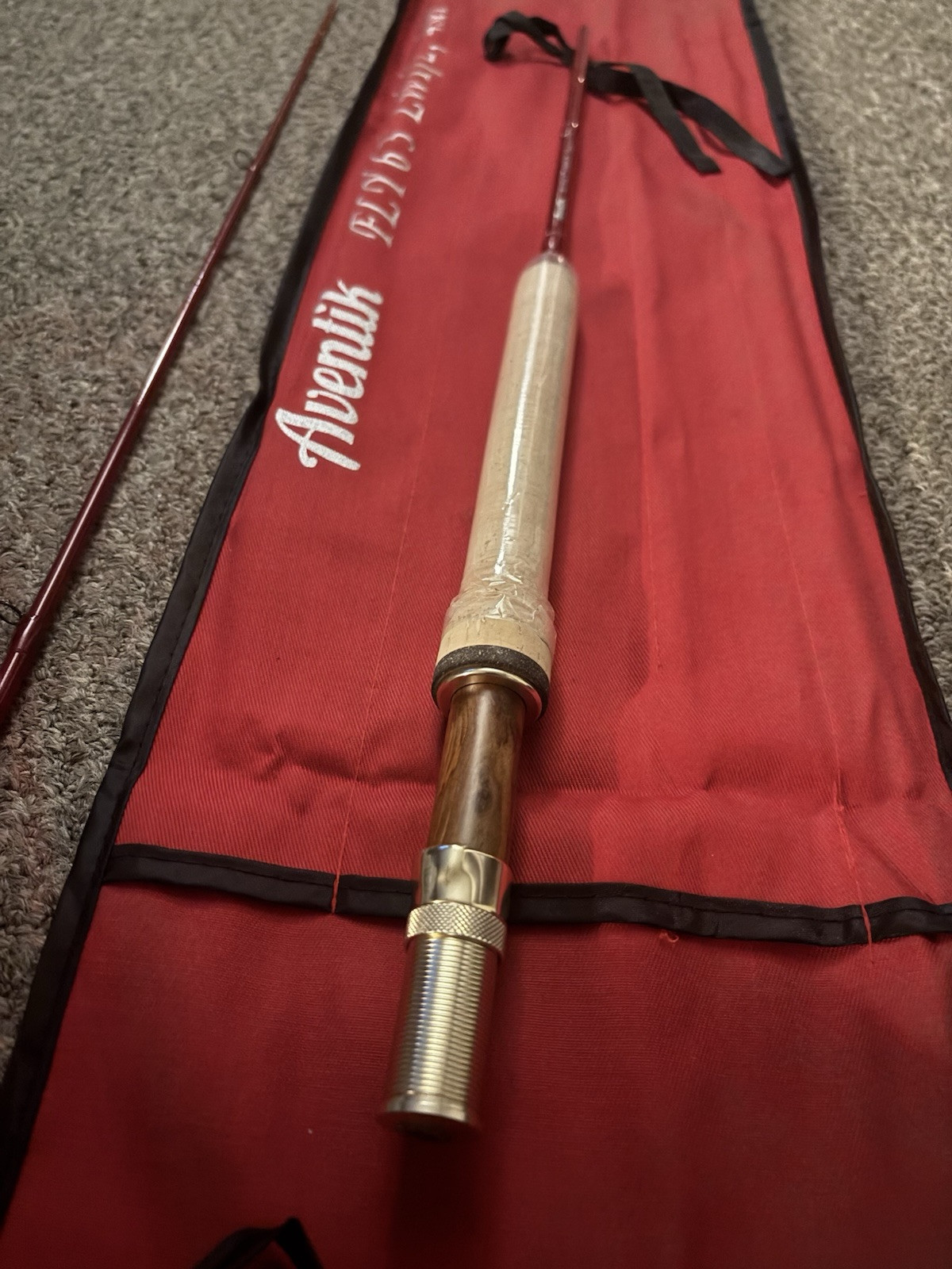 Aventik Fly Rod 6’3”LW 1/2 4sec 2 Pieces Only For Parts Or Replacement