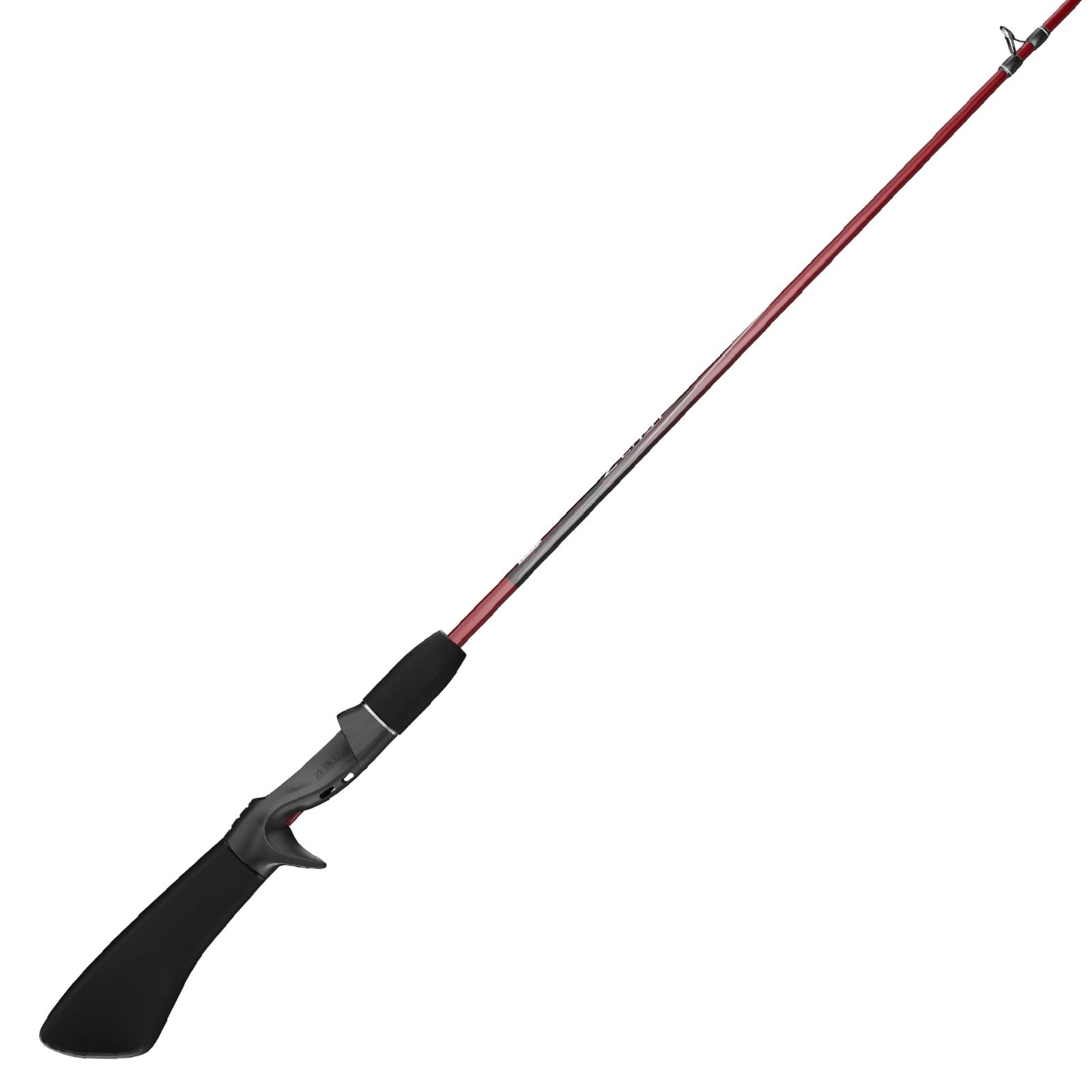 Durable 2-Piece Casting Fishing Rod, EVA Handle, Shock-Ring Guides, Z-Glass Pole