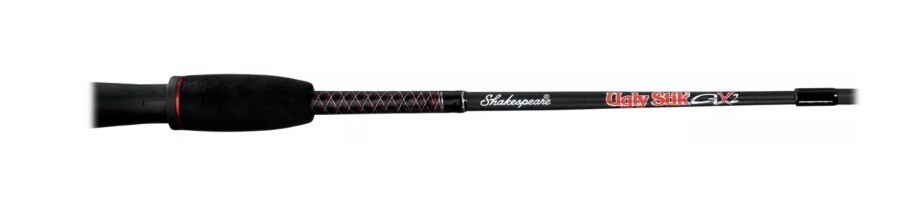Ugly Stik GX2 4-Piece 6’6” Medium Spinning Pack Rod W/ Cloth Shoulder Carry Bag