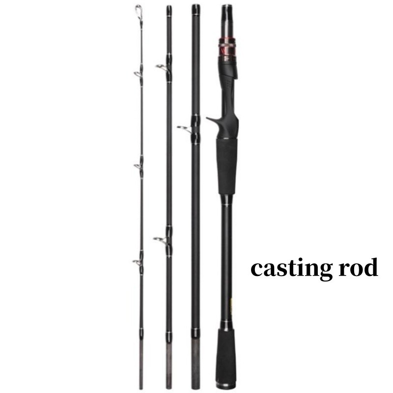 Fishing Rods Casting Spinning Rod Ultra-Light Carbon Fiber Trout 4 Section Poles