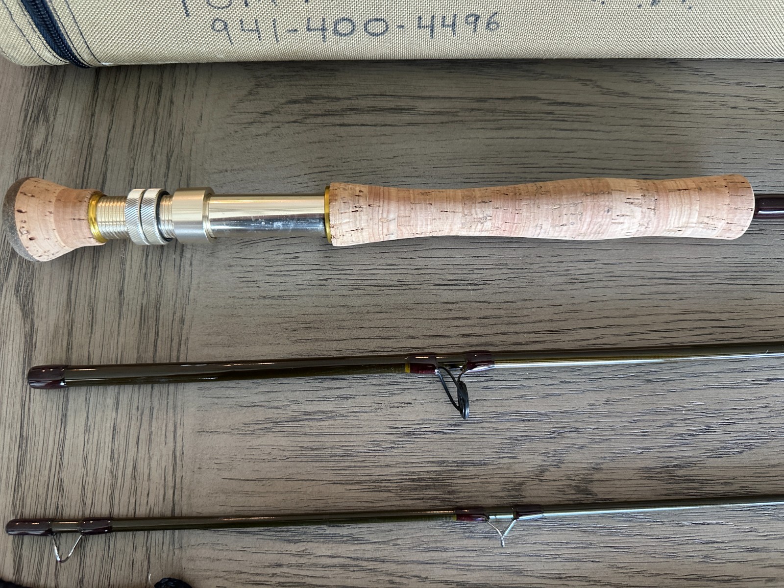 G.loomis CrossCurrent 9 foot 10 weight 3 piece Fly Rod New Condition!