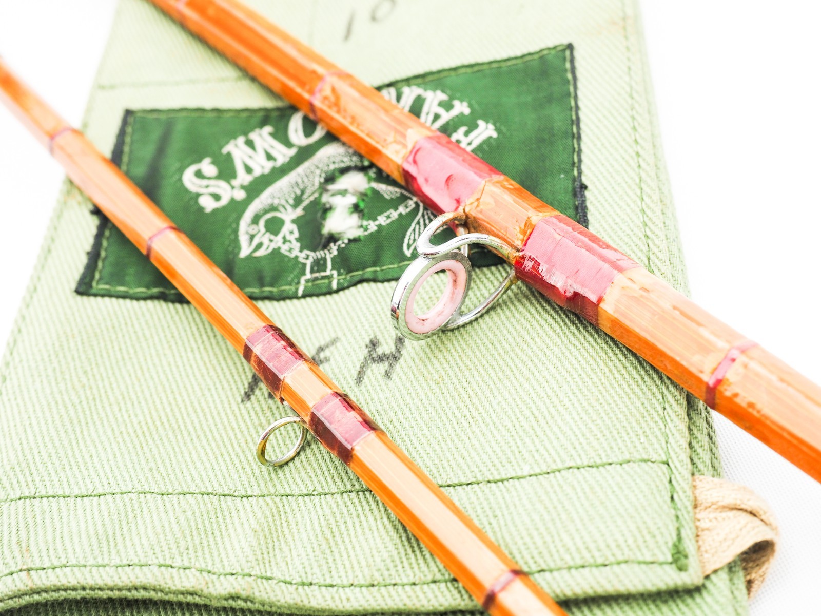 FARLOWS (ENGLAND) PEZON ET MICHEL CANE PARABOLIC SPECIAL 9′ #6 FLY ROD