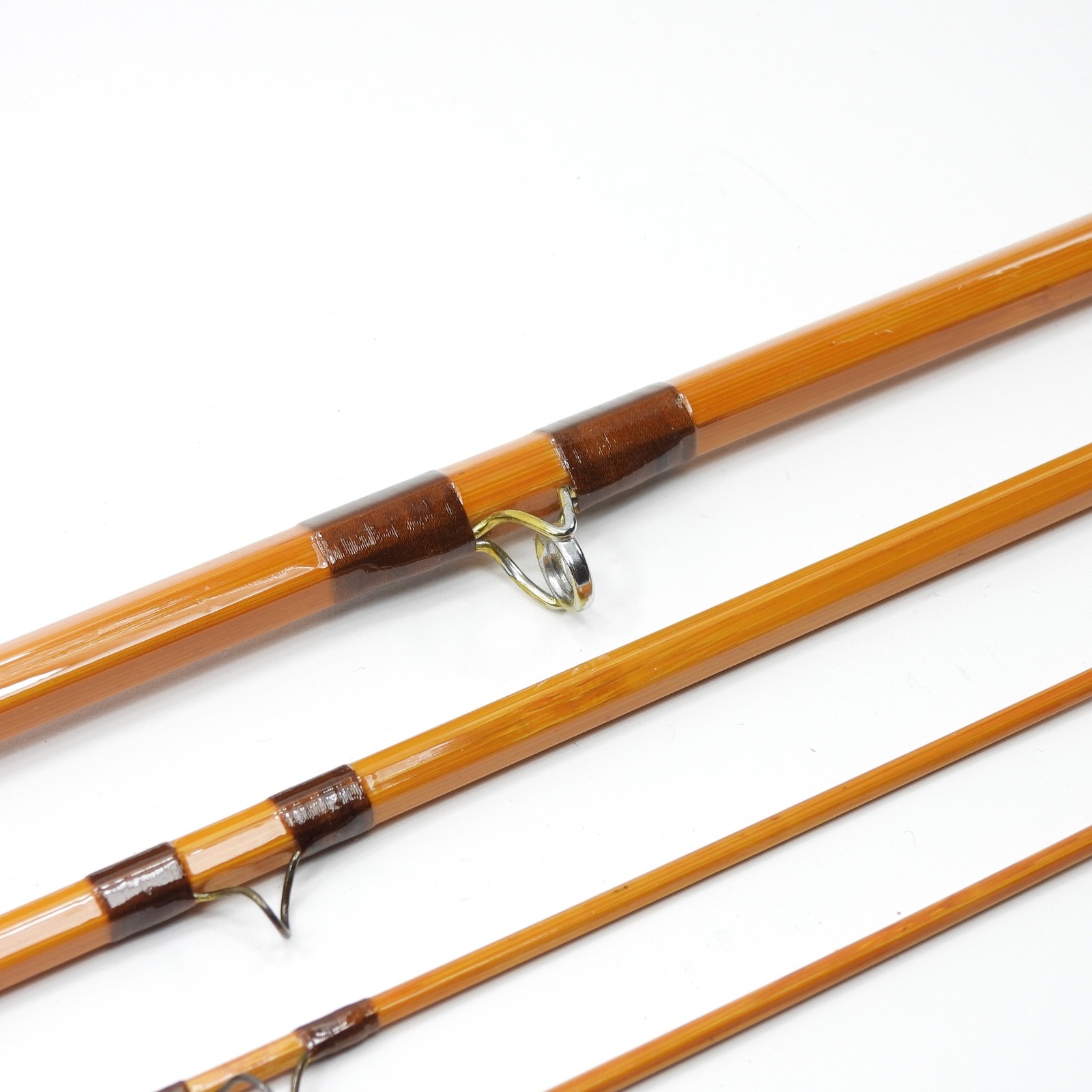 Vintage Refinished Bamboo Fly Fishing Rod. 9’ 6”. 8-9wt. W/ Sock.