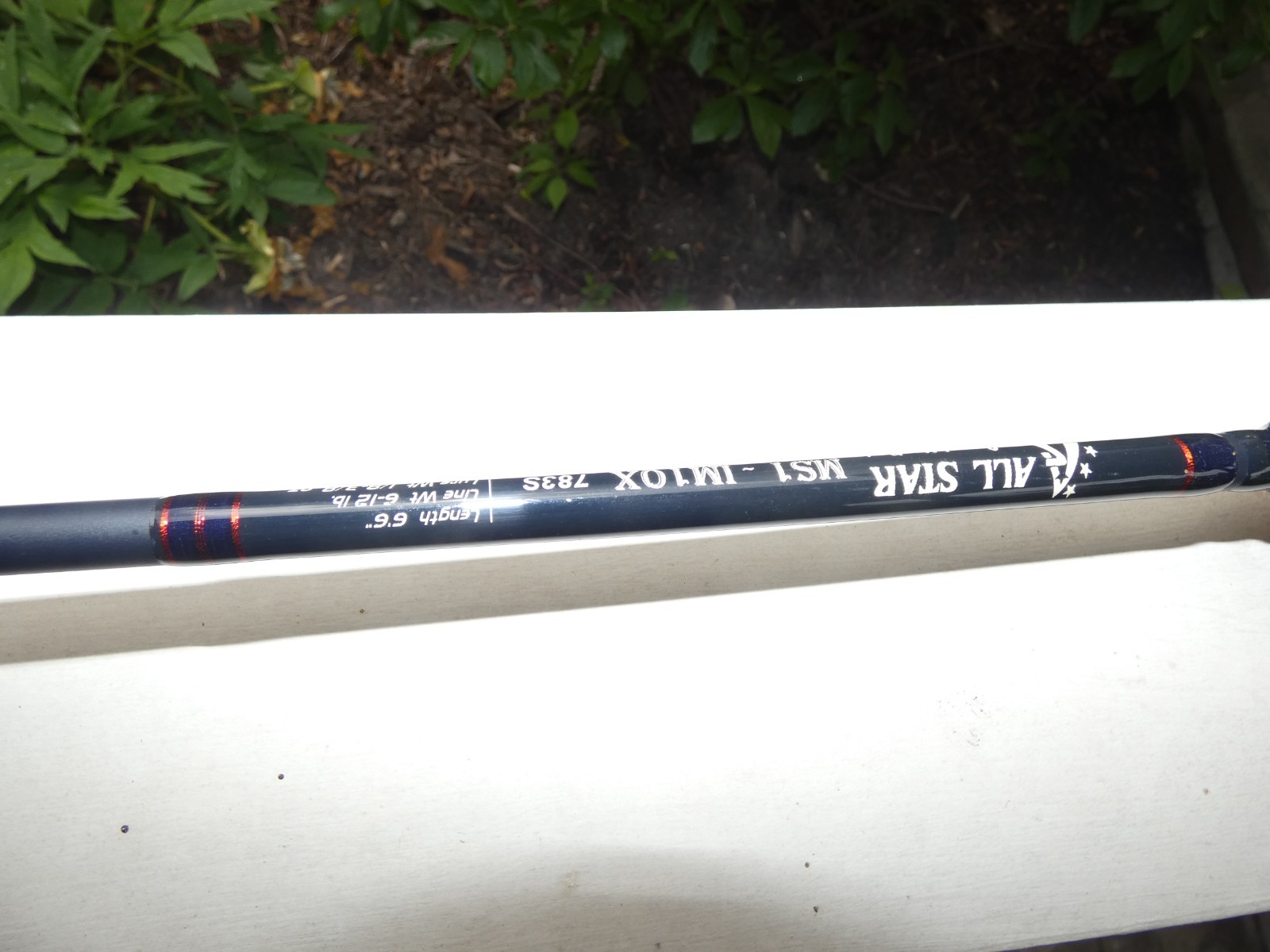 RARE ALL STAR IM10X USA MADE MS1 783S 1 PC FAST MED ACT 6’6″ FISHING ROD