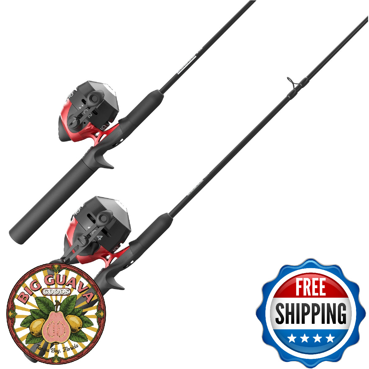 Zebco 202 & 404 Spincast Reel/Rod Combo (2-Pack) – 5’6″ Medium Action