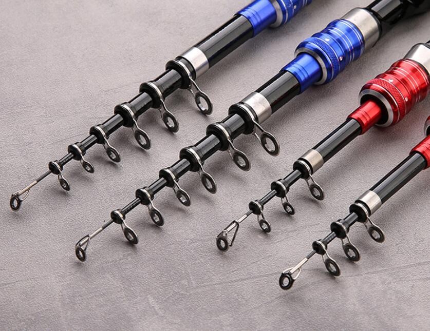 Power Telescopic Rock Fishing Rod 1.5M-2.4M Carbon Fiber Spinning Fishing Poles