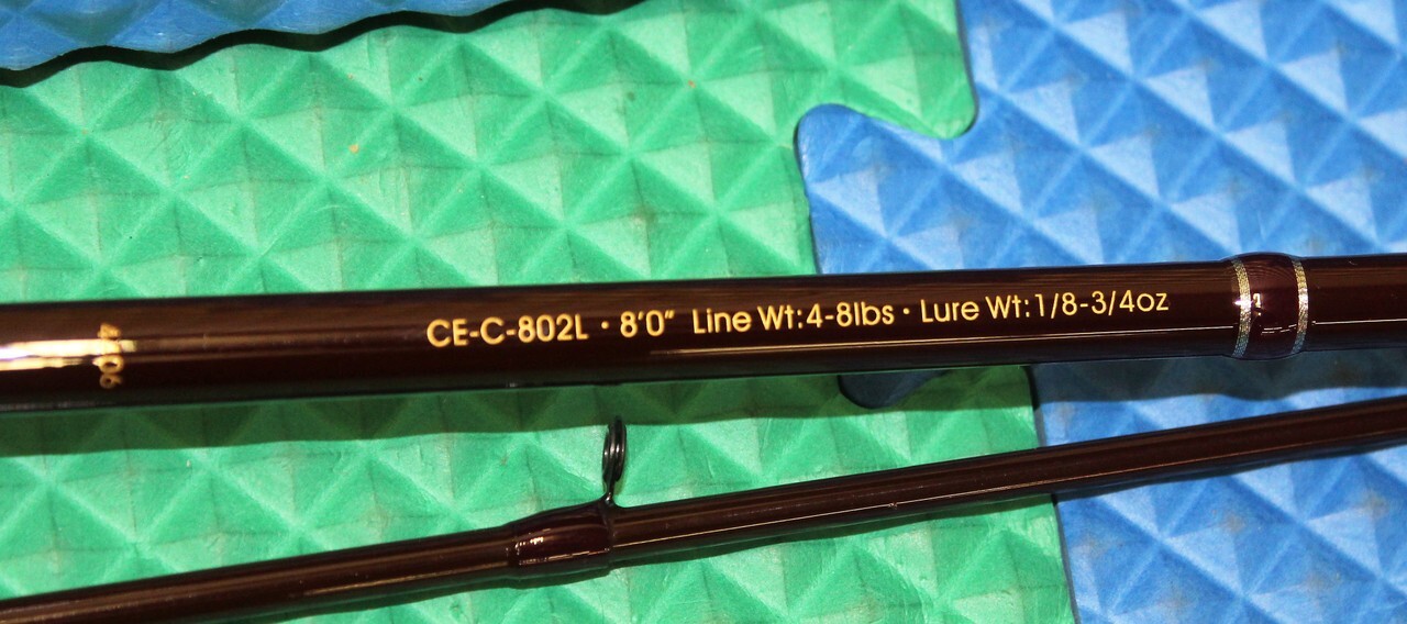 Okuma Celilo Kokanee Casting Rod 2-Piece 8′ 0″ Light CE-C-802L