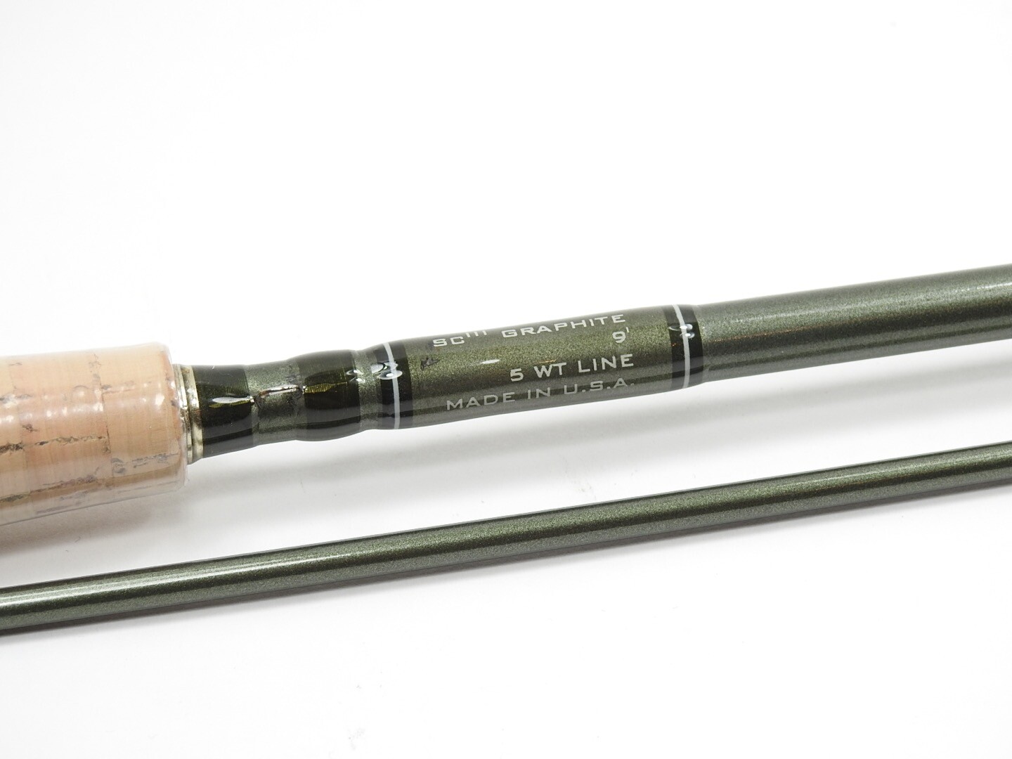 Jenkins SC Series Fly Fishing Rod. 9′ 5wt. W/ Tube and Sock. Made in USA.