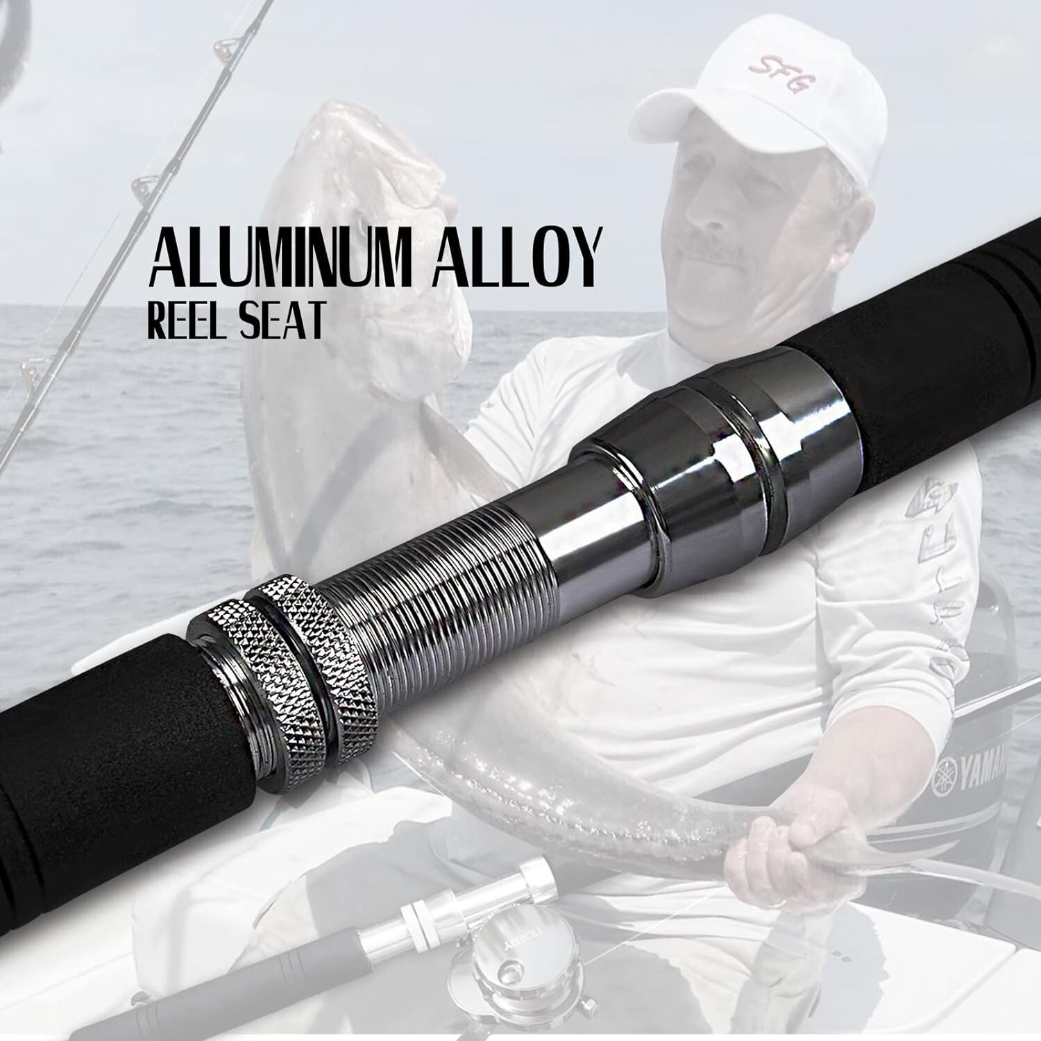 Short Rod Excellence: 5’1″ Saltwater Trolling Fishing Rod with EVA Foam Grip
