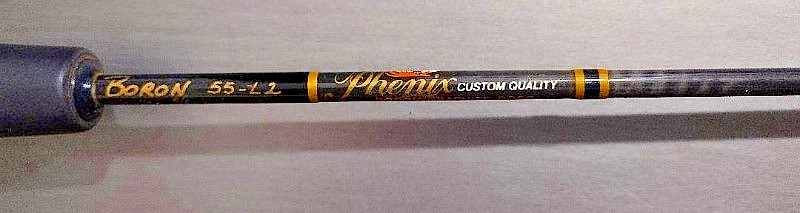 Vintage “PHENIX” Boron Graphite Casting Rod Custom “BORON 55-L2” Medium Action