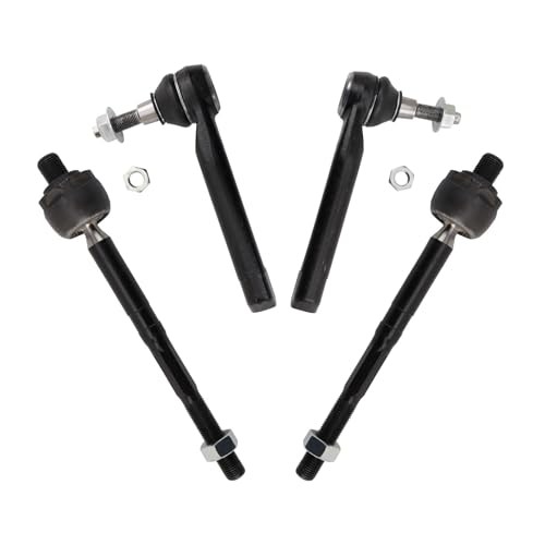 Front Inner and Outer Tie Rod Set 4 Piece Compatible with 2020-2023 PSA76368