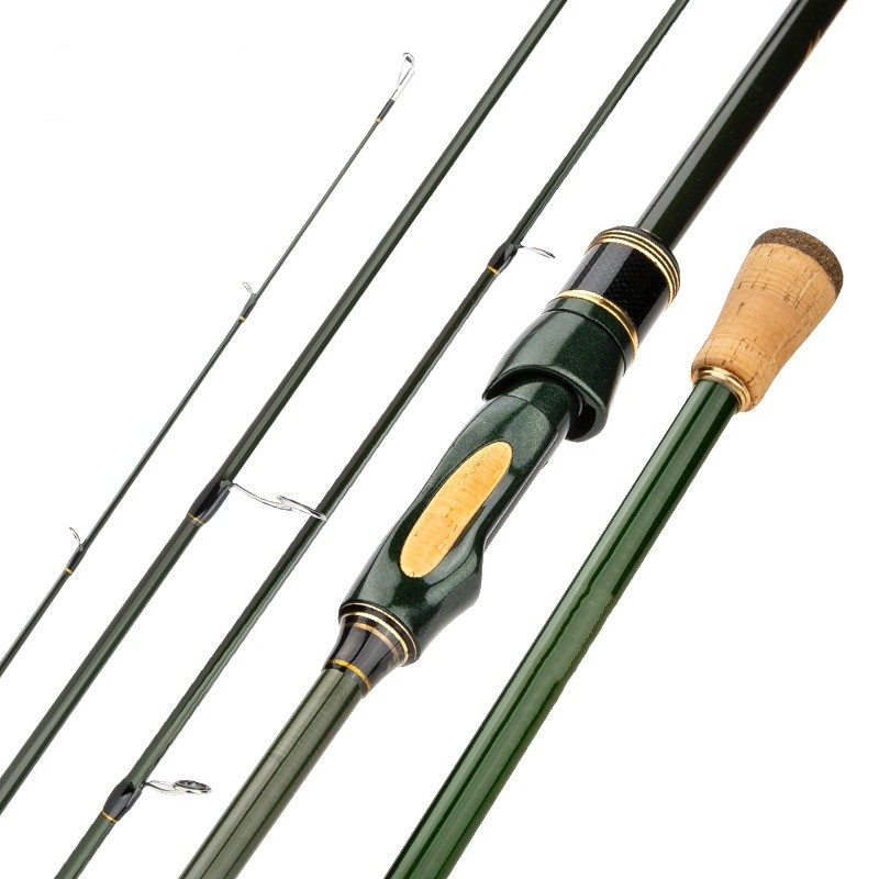 Portable Telescopic 1.83M -2.4M Carbon Fiber Spinning Casting Pole Fishing Rods