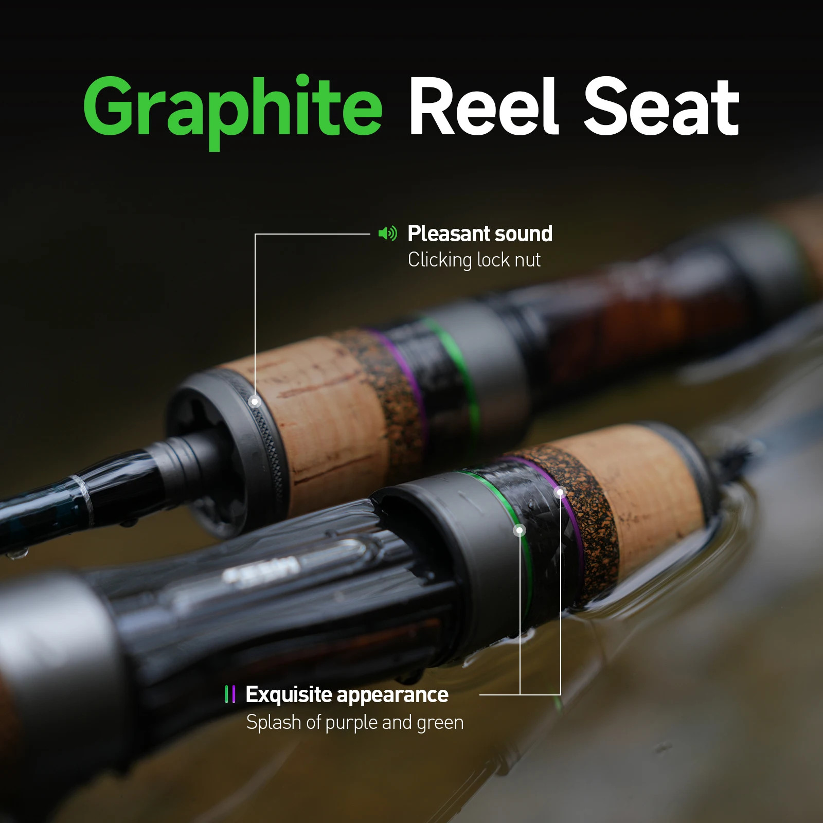 HANDING Magic L BFS Fishing Rod 30T Carbon UL/L FUJI Guides Cork Handle 1.41m
