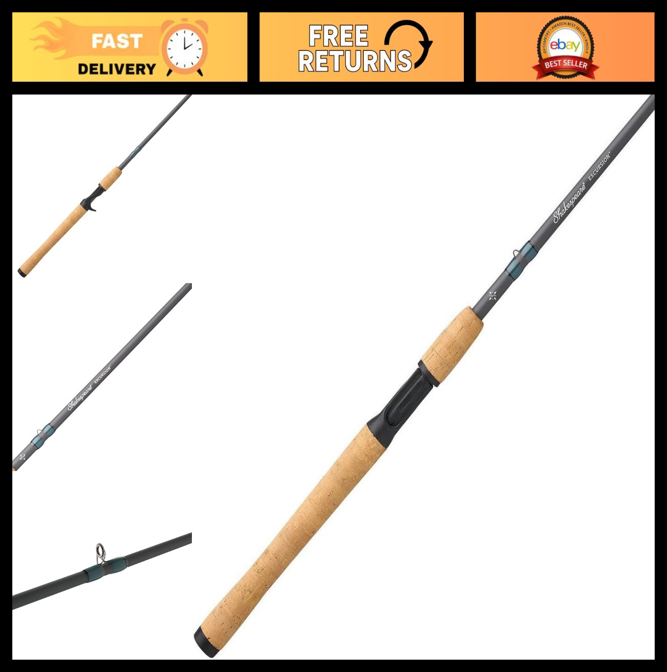 Lightweight Casting Fishing Rod – Durable, Sensitive, Perfect for Anglers