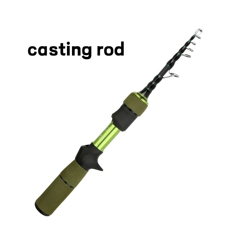 Telescopic Fishing Rod Carp Carbon Fiber Rod Spinning Casting Fast Action Pole