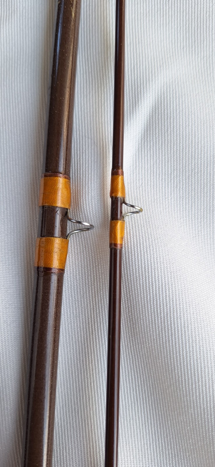 House of Hardy Jet 6wt 8ft. Fiberglass Fly rod with rod tube. Excellent Cond.