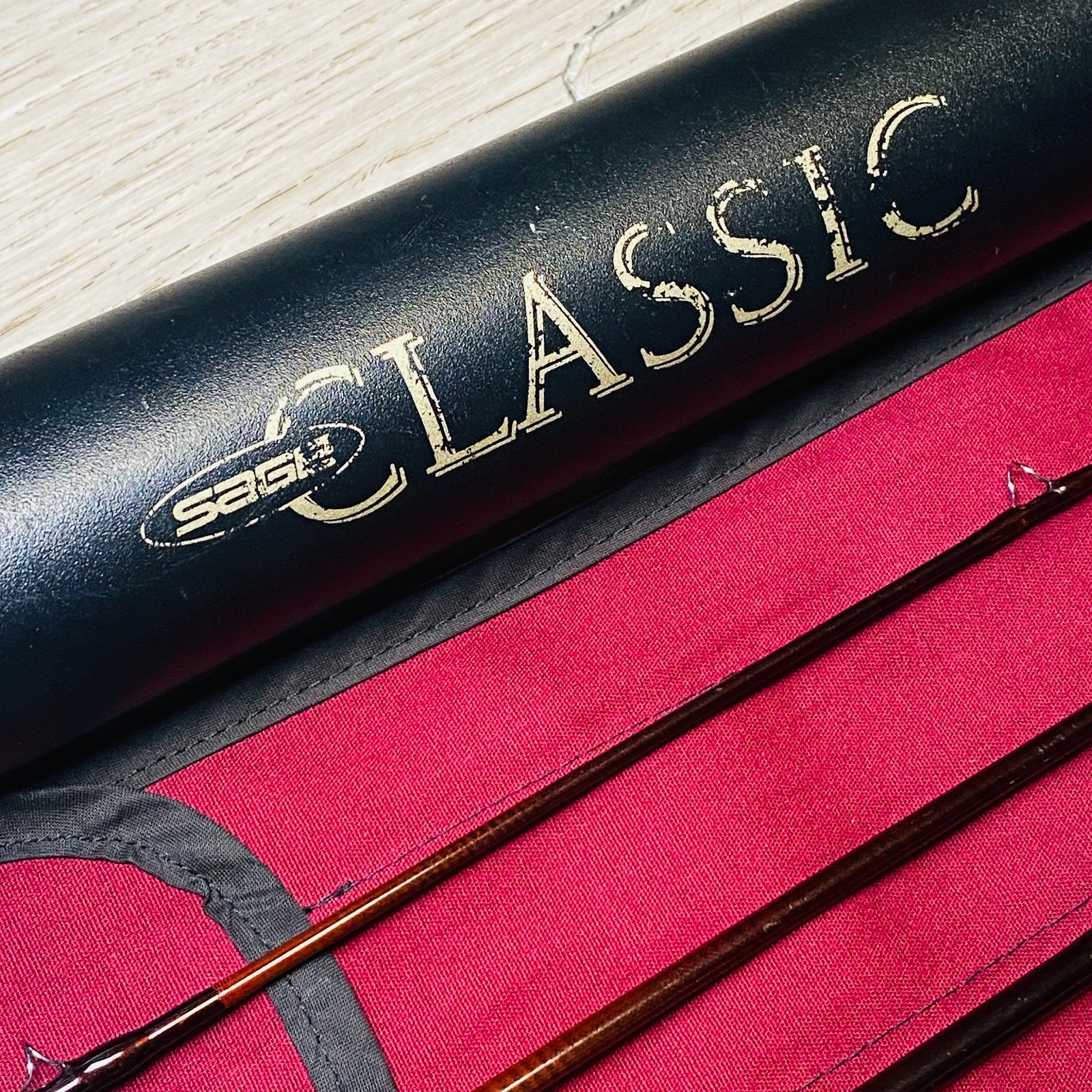 Sage Graphite III GFL 389-4 LL 3wt 8’9″ Fly fishing rod w/Sock and Tube Rare!