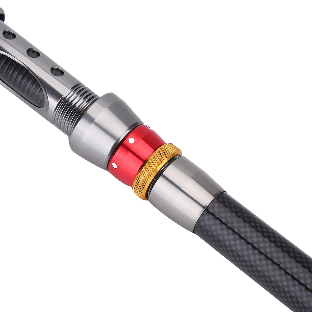 Carbon Fiber Portable Hard Fishing Rod Poles Freshwater Fishing Accessory (2 DSO