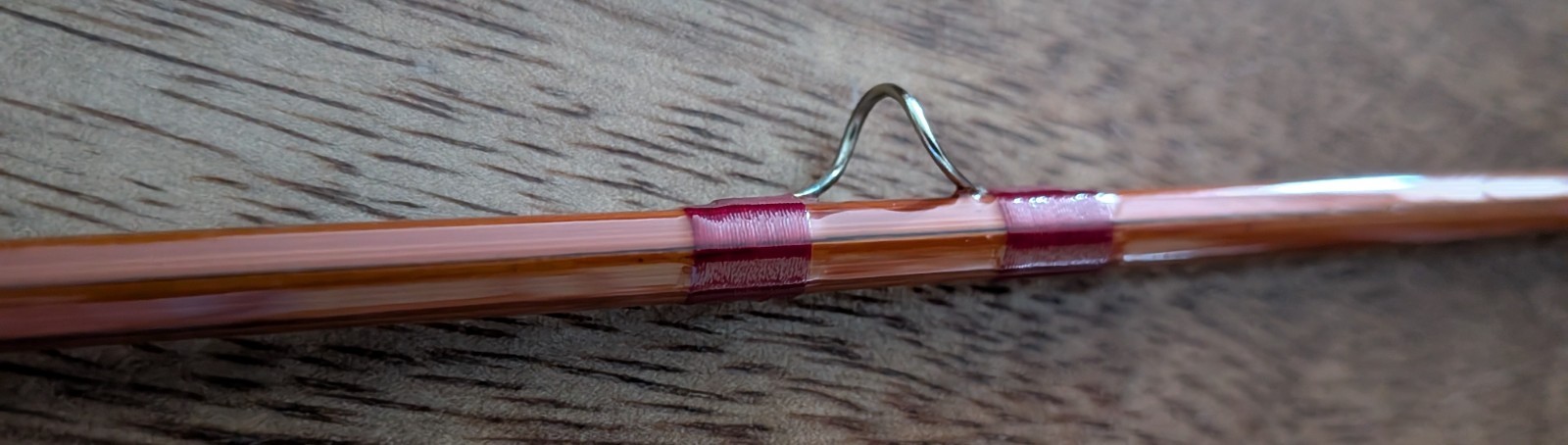 Paul Hightower Bamboo Fly Rod – 7 ft 9 in for 6 wt – Two Piece w/2 Tips – MINT!
