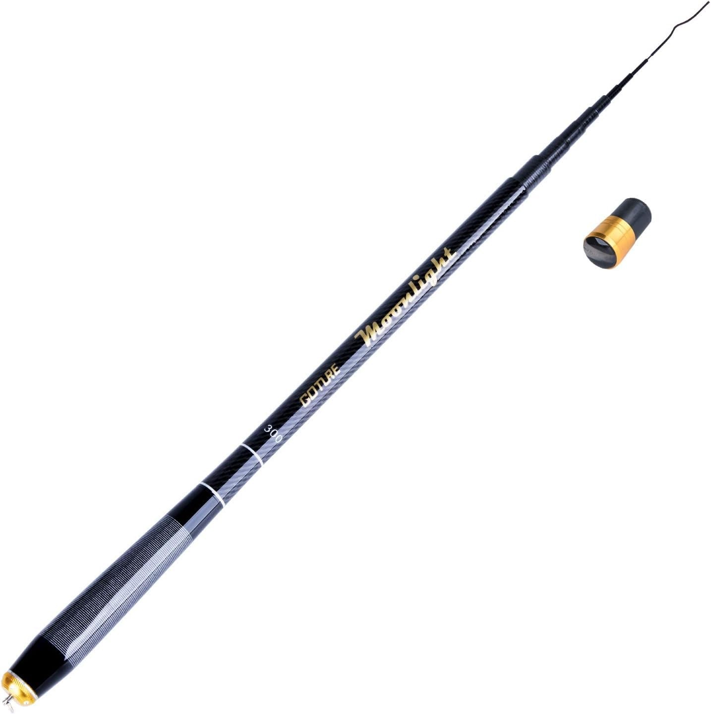 Telescopic Tenkara Fishing Rod Kit 2pcs Collapsible Crappie Rods 1 Piece Port…