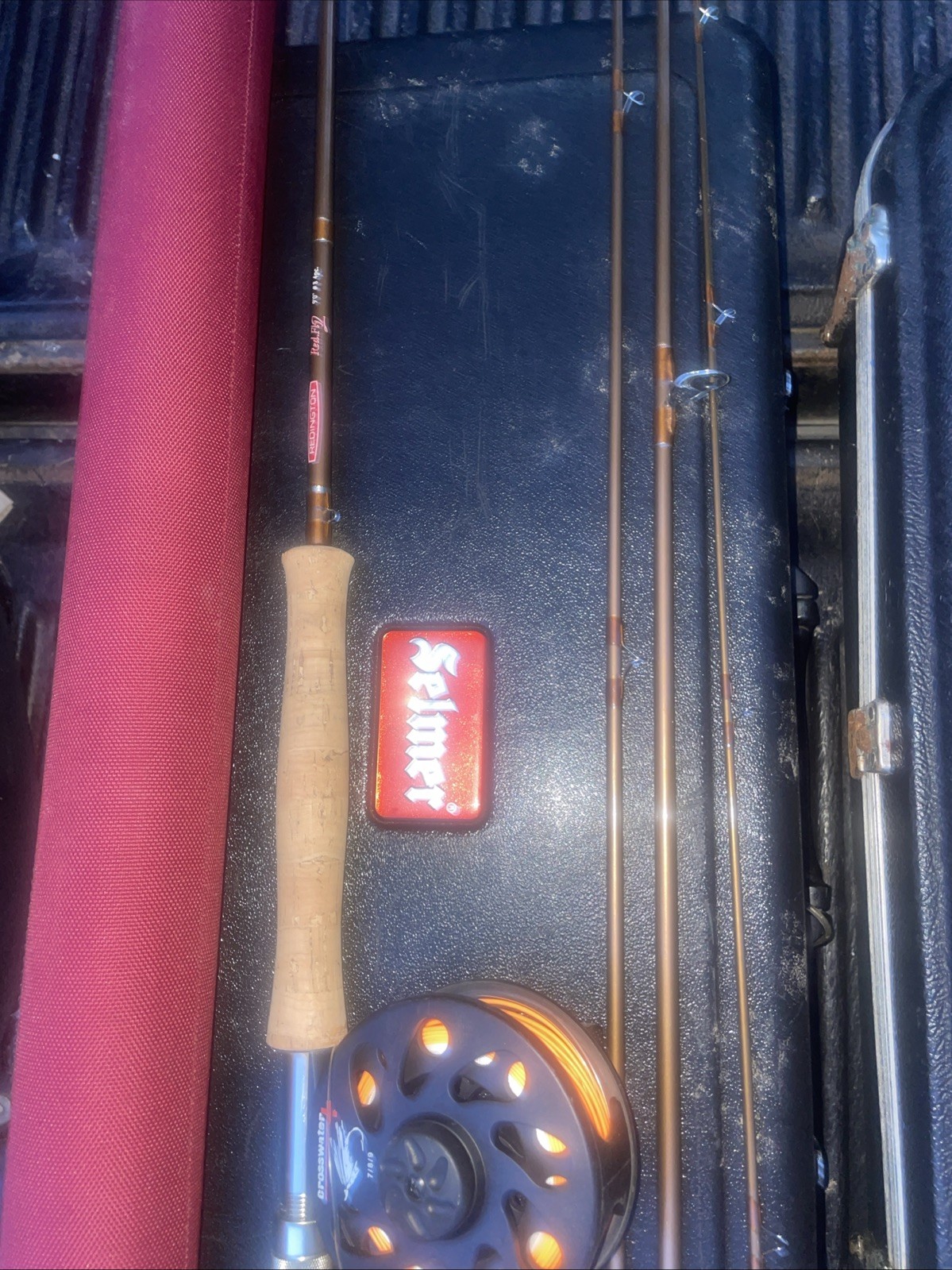Redington Crosswater 7/8/9Reel Red Fly2 Rod #8 Combo 9’0″ 4pc Case