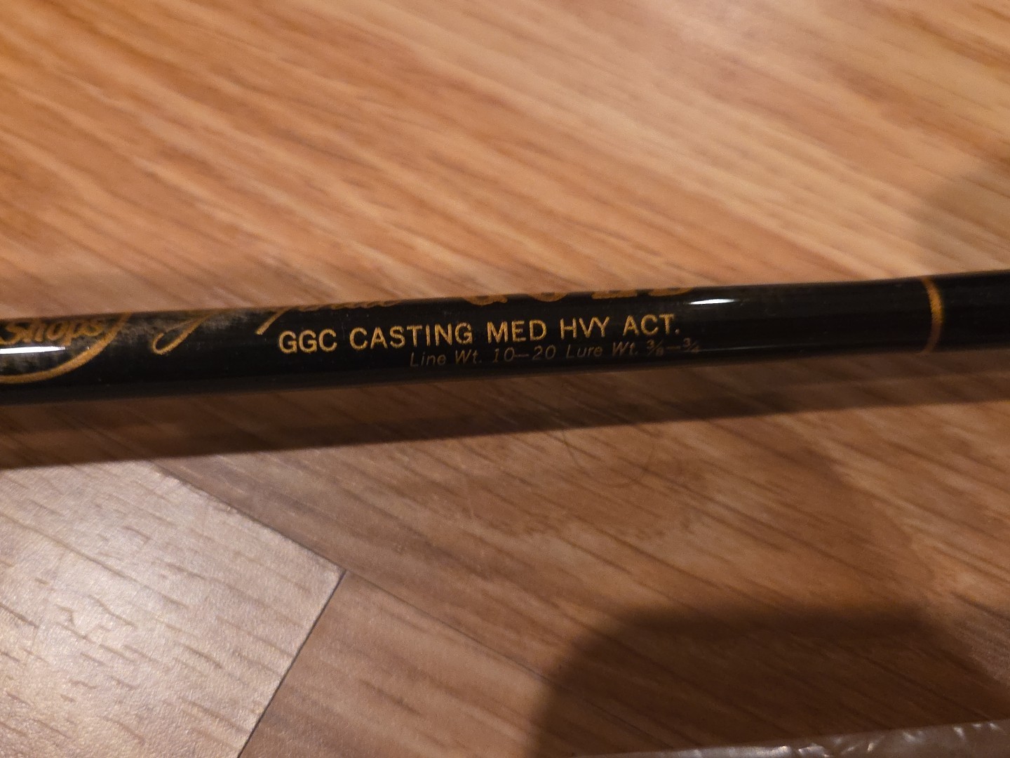 Vntg Bass Pro Shops Tournament XL Graphite Gold 5’7″ 1Pc. Casting Rod Brand New