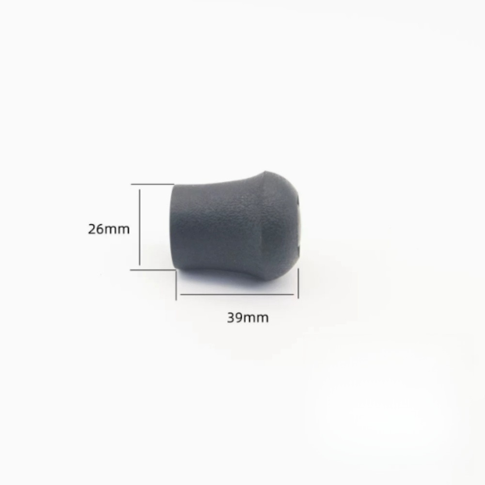 Black Rubber Butt End Cap for Fishing Rod Construction 12mm 15mm 19mm 20mm