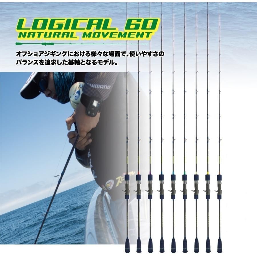 DEEP LINER LOGICAL 60 #9 Slow pitch jigging rod Jig weight 10 – 25 oz