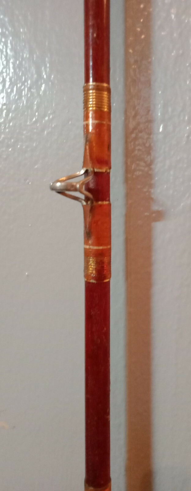 Fishing Rod St Croix Fiberglass Double Power Pflueger Rocket Reel (Tip Broken)