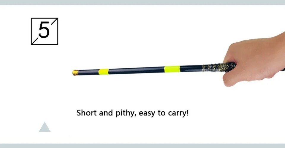 New Carbon Portable Telescopic Fishing Rod Stream Hand Pole Spinning Fishing Rod