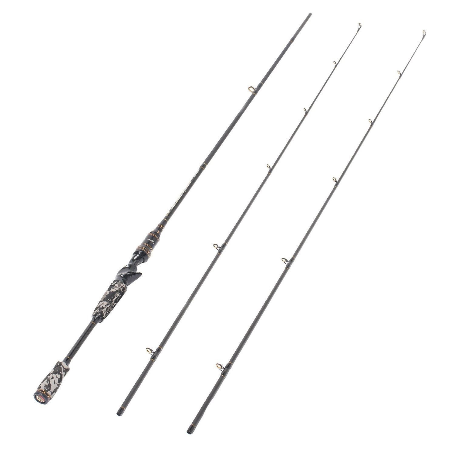 Entsport E Series – Camo Legend 2-Piece 7-Feet Casting Rod 24 Ton Carbon Fibe…