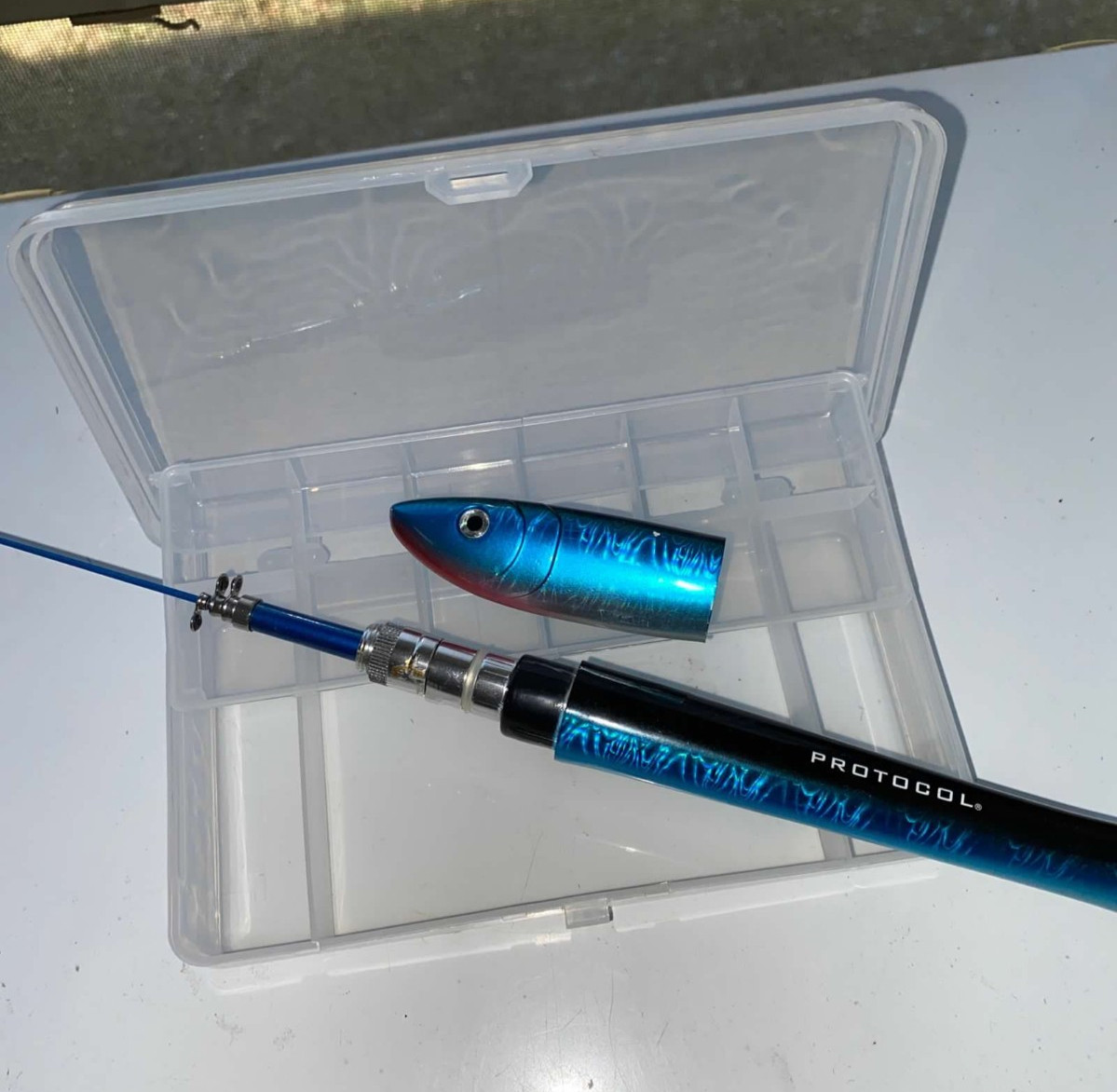 Telescopic Travel Fishing Rod and Blank Mini Takle Box Lures Carry Case