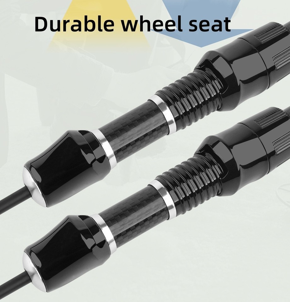 Portable Ice Fishing Rod Ultra-light Short Section 47cm 57cm 67cm Winter Rods