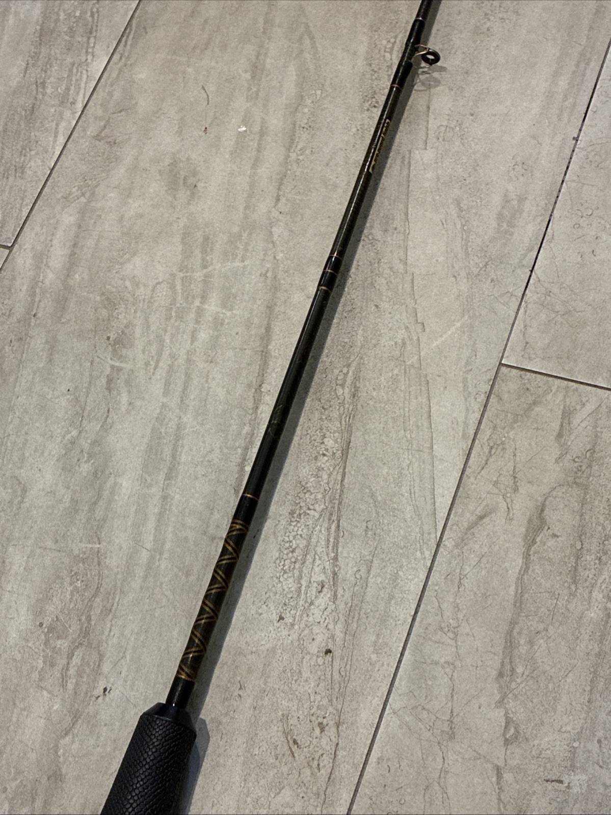 Vintage Early Bass Pro Shops Graphite Gold Casting Fishing Rod 5’-6” Used Cond