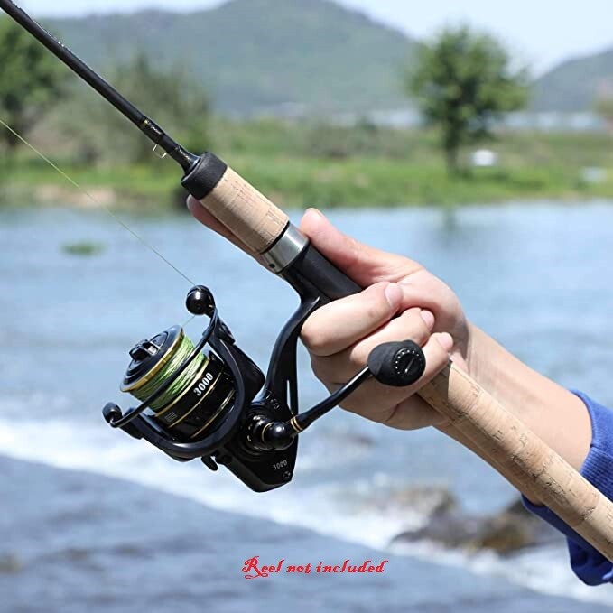 So Easy V6 Lite IM8 Carbon Spinning Rod – Crappie, Trout, Bass~2-pc~10 ft