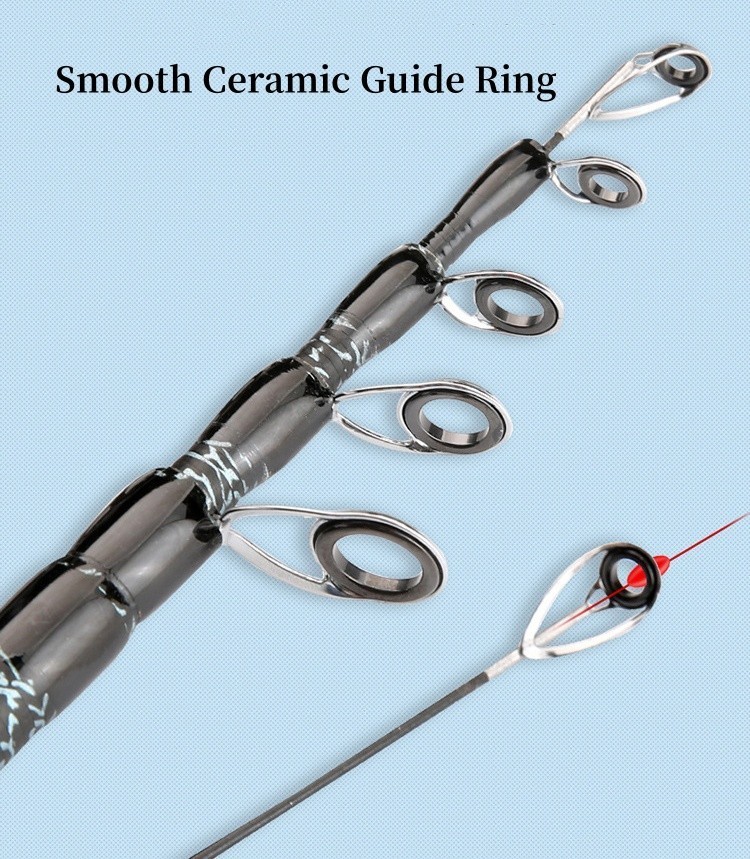 Telescopic Fishing Rod Carbon Fiber Ultra Light Spinning Fast Trout Stream Rods