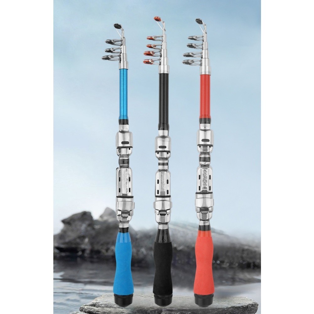 Telescopic Fishing Rod for Anglers 5 Sections 31cm Collapsed Fiberglass