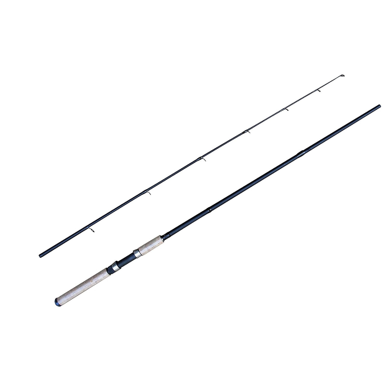 CarbonZeal 2-Pc Strong Lightweight Portable Graphite Spinning Fishing Rod