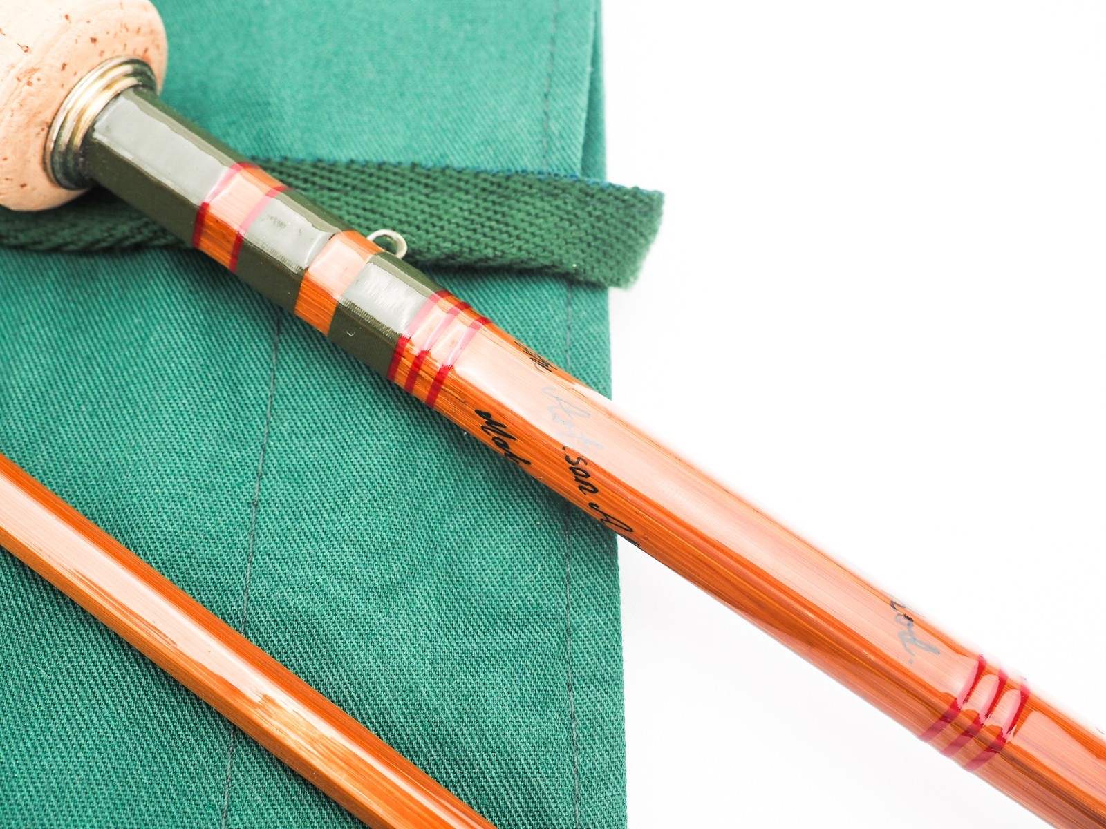 FARLOWS (ENGLAND) PEZON ET MICHEL CANE PARABOLIC SPECIAL 9′ #6 FLY ROD