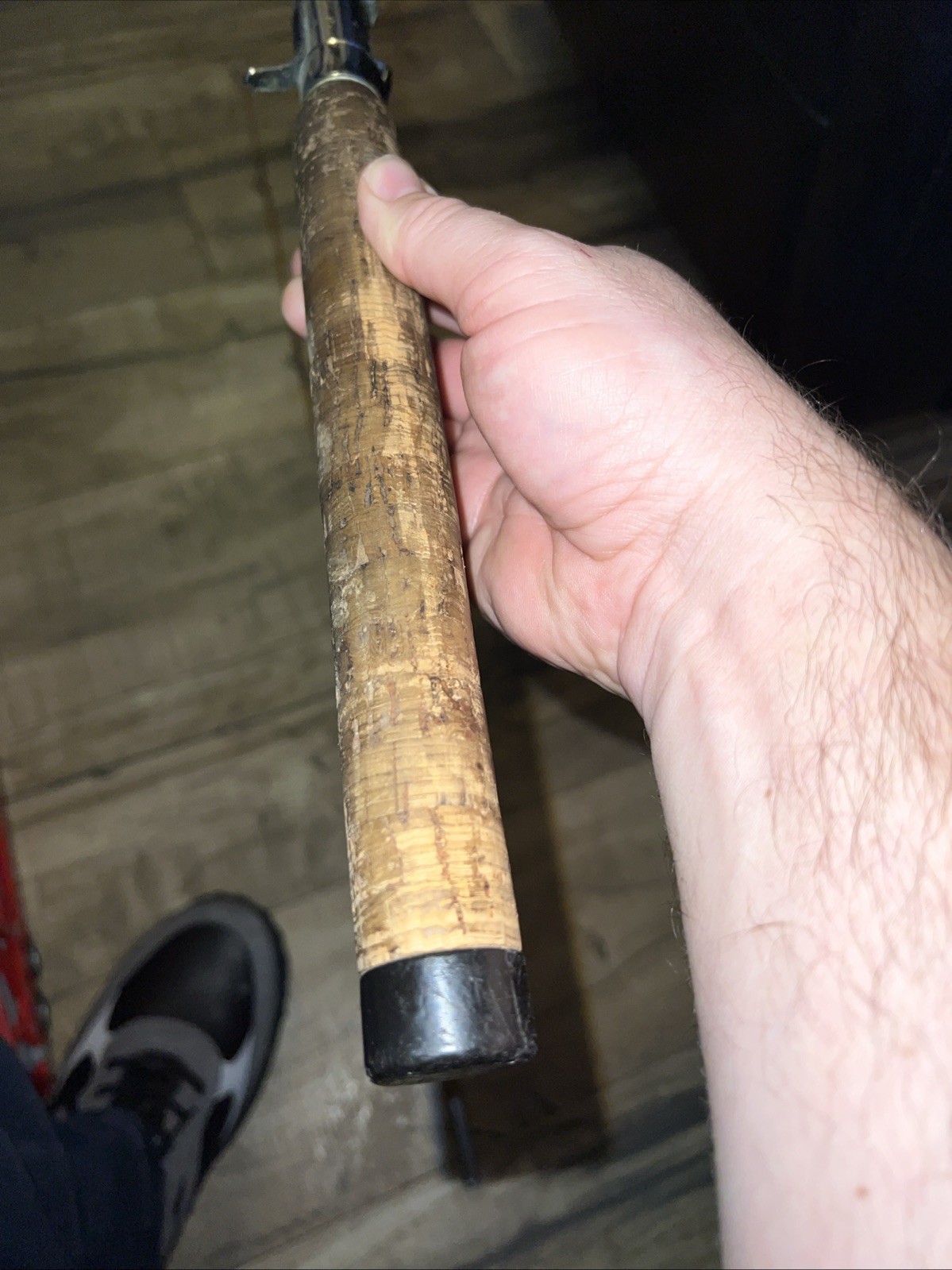 National Fiberglass Company 6’ 6” 2pc Fishing Rod Vintage BaitCasting